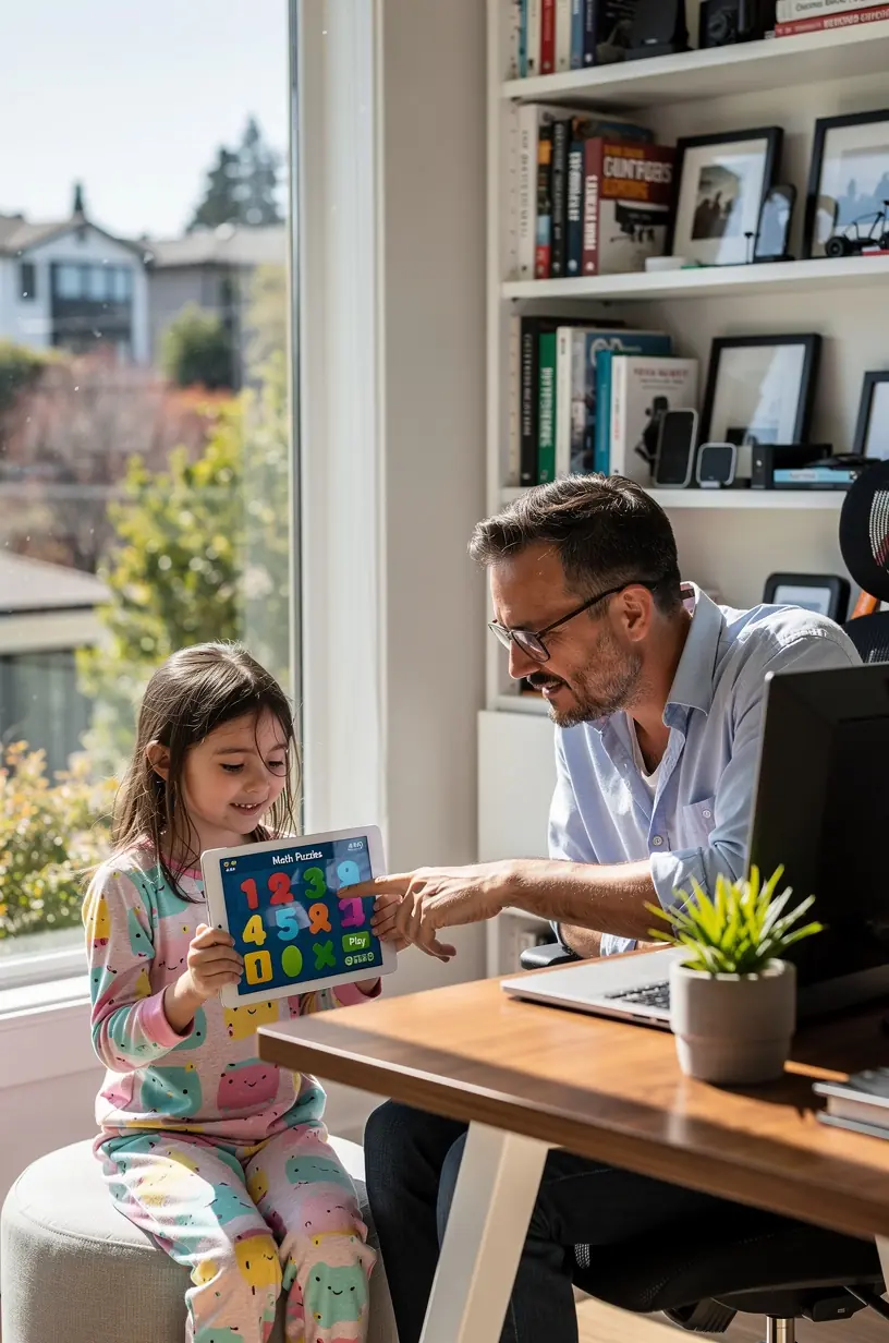 Infographic showing step-by-step digital tool setup for enhancing everyday workflow efficiency.